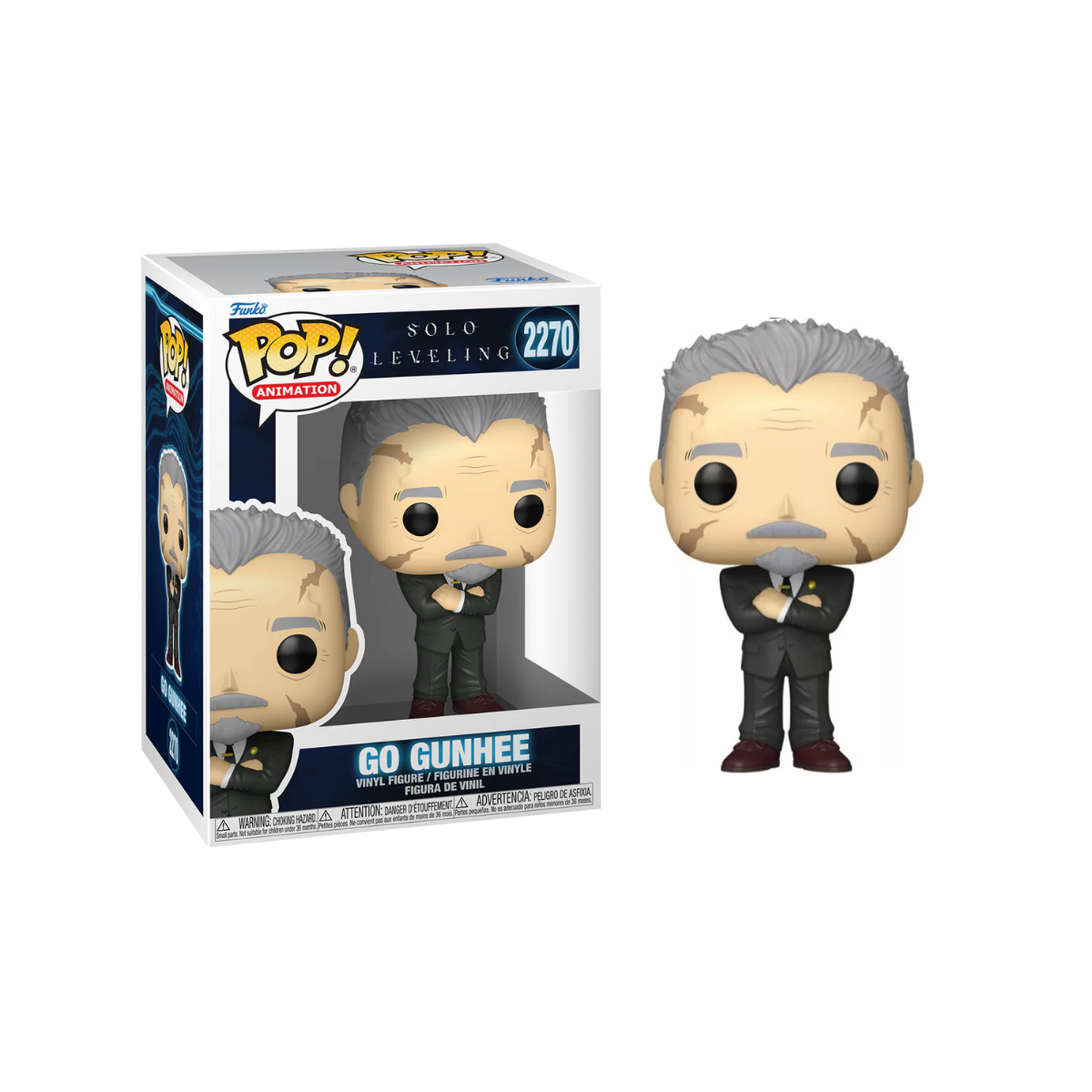Funko Pop! Anime: Solo Leveling - Baek Yoonho / Choi Jong-in / Go Gunhee / Woo Jinchul / Deluxe! Jinwoo Vs Cerberus *PREORDER*