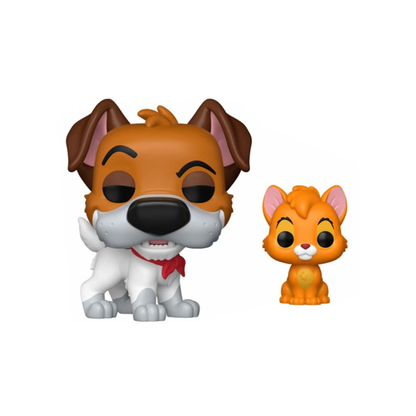 Funko Pop! Disney: Oliver And Company - Dodger with Oliver / Georgette with Tito