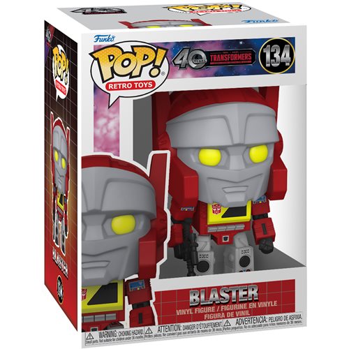 Funko Pop! Transformers: 40 Years - Optimus Prime #131 / Megatron #132 / Astrotrain #133 / Blaster #134 / Buzzsaw #135 / Laserbeak #135