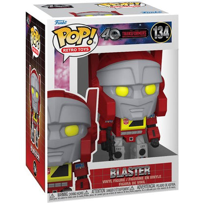 Funko Pop! Transformers: 40 Years - Optimus Prime #131 / Megatron #132 / Astrotrain #133 / Blaster #134 / Buzzsaw #135 / Laserbeak #135
