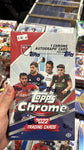 Topps Chrome 2022 Soccer Cards Hobby Box