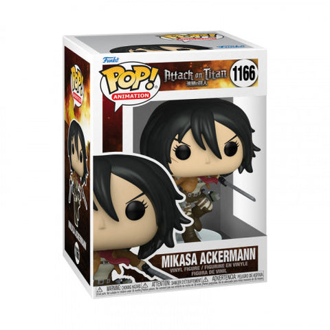 FUNKO POP! ATTACK ON TITAN: MIKASA ACKERMANN #1166