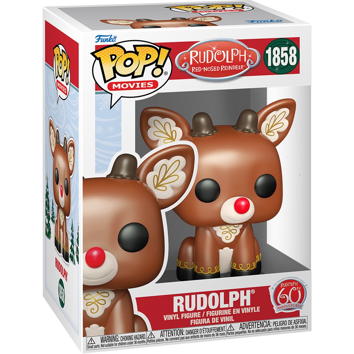 Funko Pop! Movies: Rudolph the Red-Nosed Reindeer - Rudolph (Sitting) #1858