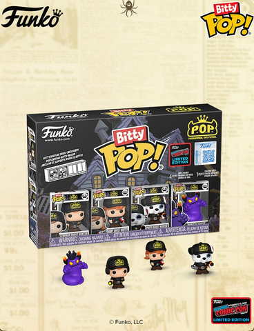 Funko Pop! Funko: Bitty Pop! - Bitty City Funkoville New York Edition 4pk [2025 New York Comic Con NYCC Official Convention Exclusive] *PREORDER*