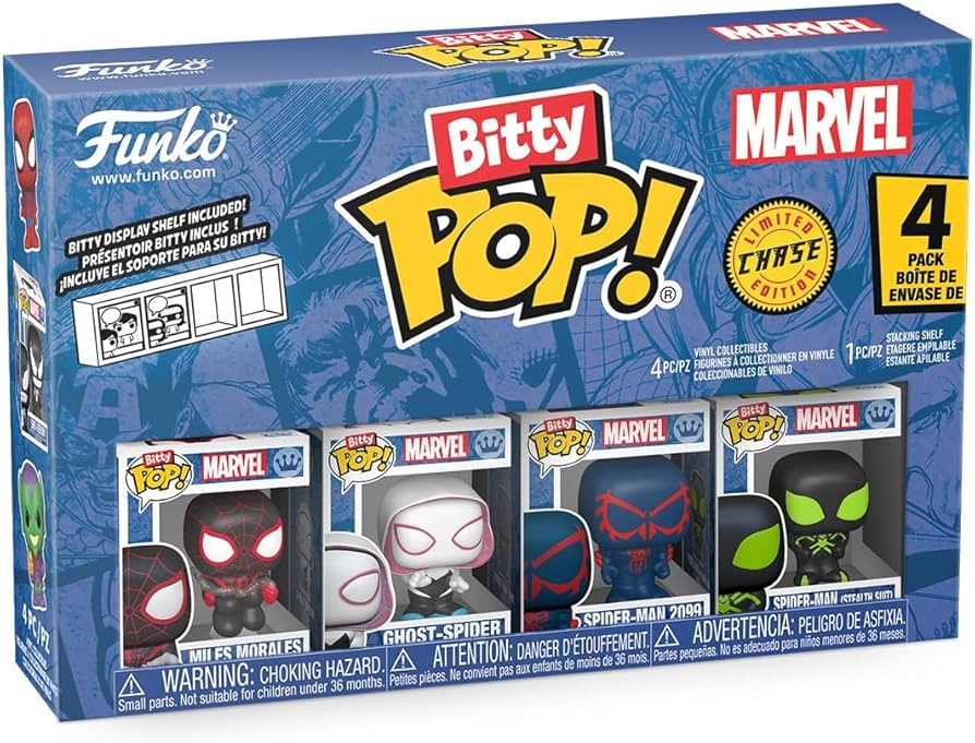 Funko Pop! Bitty Pop - Spider-Man 4pk