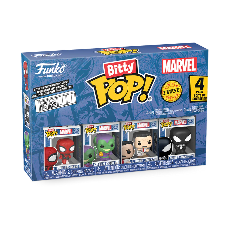 Funko Pop! Bitty Pop - Spider-Man 4pk