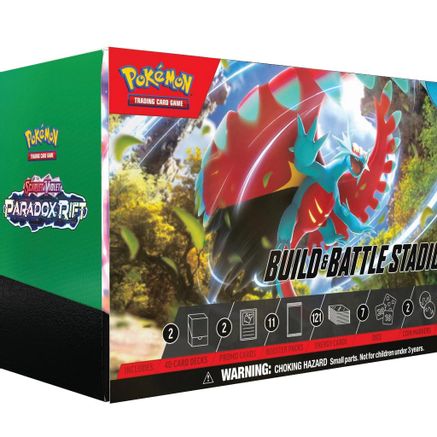 Pokemon TCG: Scarlet & Violet - Paradox Rift Build & Battle Stadium Box