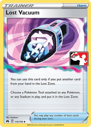 Lost Vacuum 135/159  - Holofoil Prize Pack Series Cards - Uncommon