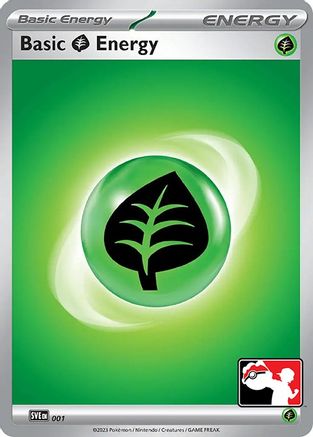 Basic Grass Energy 001  - Holofoil Prize Pack Series Cards - Common