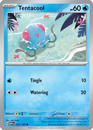 Tentacool 072  SV Scarlet & Violet 151 - Common