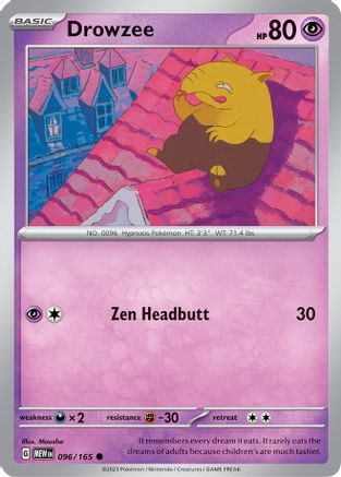 Drowzee 096  SV Scarlet & Violet 151 - Common
