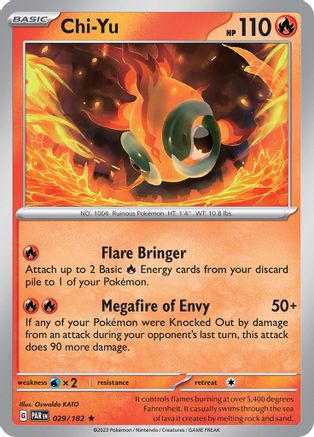 Chi-Yu 029  - Reverse Holofoil SV04 Paradox Rift - Rare