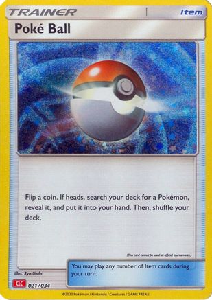 Poke Ball (CLC) 021  - Holofoil Trading Card Game Classic - Classic Collection