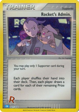 Rocket's Admin. (CLB) 027  - Holofoil Trading Card Game Classic - Classic Collection
