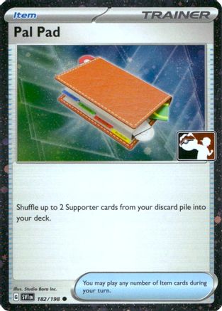 Pal Pad 182  - Holofoil Prize Pack Series Cards - Common