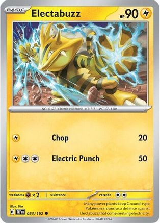 Electabuzz 053  SV05 Temporal Forces - Common