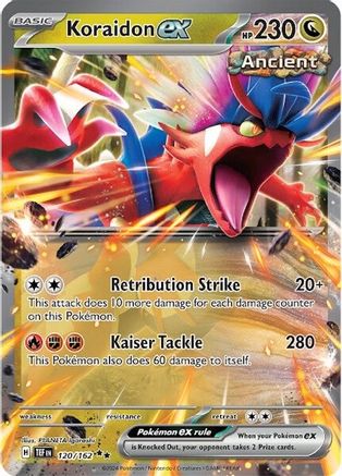 Koraidon ex 120  - Holofoil SV05 Temporal Forces - Double Rare