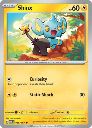 Shinx 066  - Reverse Holofoil SV06 Twilight Masquerade - Common