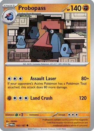 Probopass 102/167  SV06 Twilight Masquerade - Uncommon