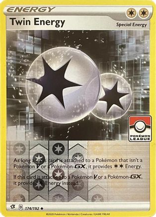 Twin Energy 174/192  - Reverse Holofoil League & Championship Cards - Uncommon