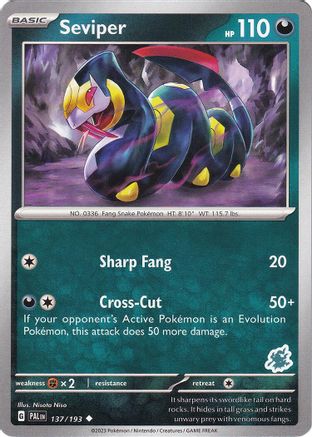 Seviper - Darkrai Deck  Battle Academy 2024 - Uncommon