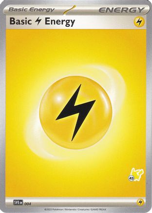 Basic Lightning Energy - Pikachu 43  Battle Academy 2024 - Common