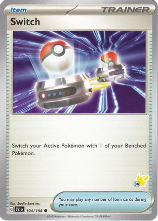 Switch - Pikachu 36  Battle Academy 2024 - Common
