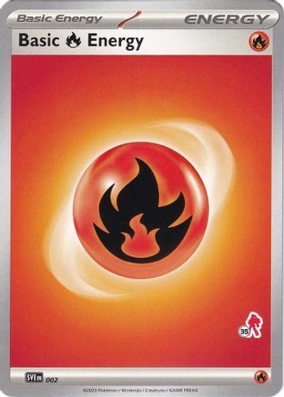 Basic Fire Energy - Armarouge 35  Battle Academy 2024 - Unconfirmed