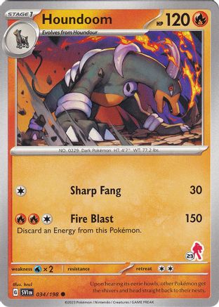 Houndoom - Armarouge 23  Battle Academy 2024 - Common