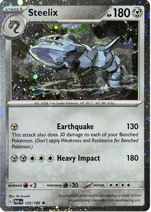 Steelix (Cosmos Holo) 125/182  - Holofoil Miscellaneous Cards & Products - Rare