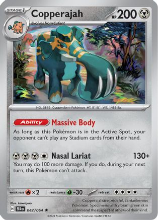 Copperajah 042  - Holofoil SV Shrouded Fable - Rare