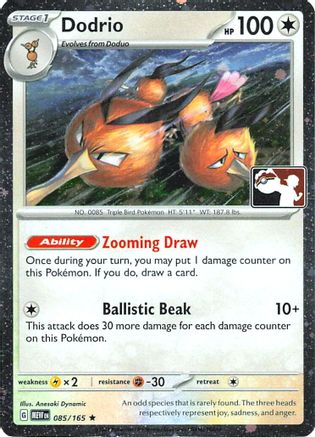 Dodrio 085  - Holofoil Prize Pack Series Cards - Rare