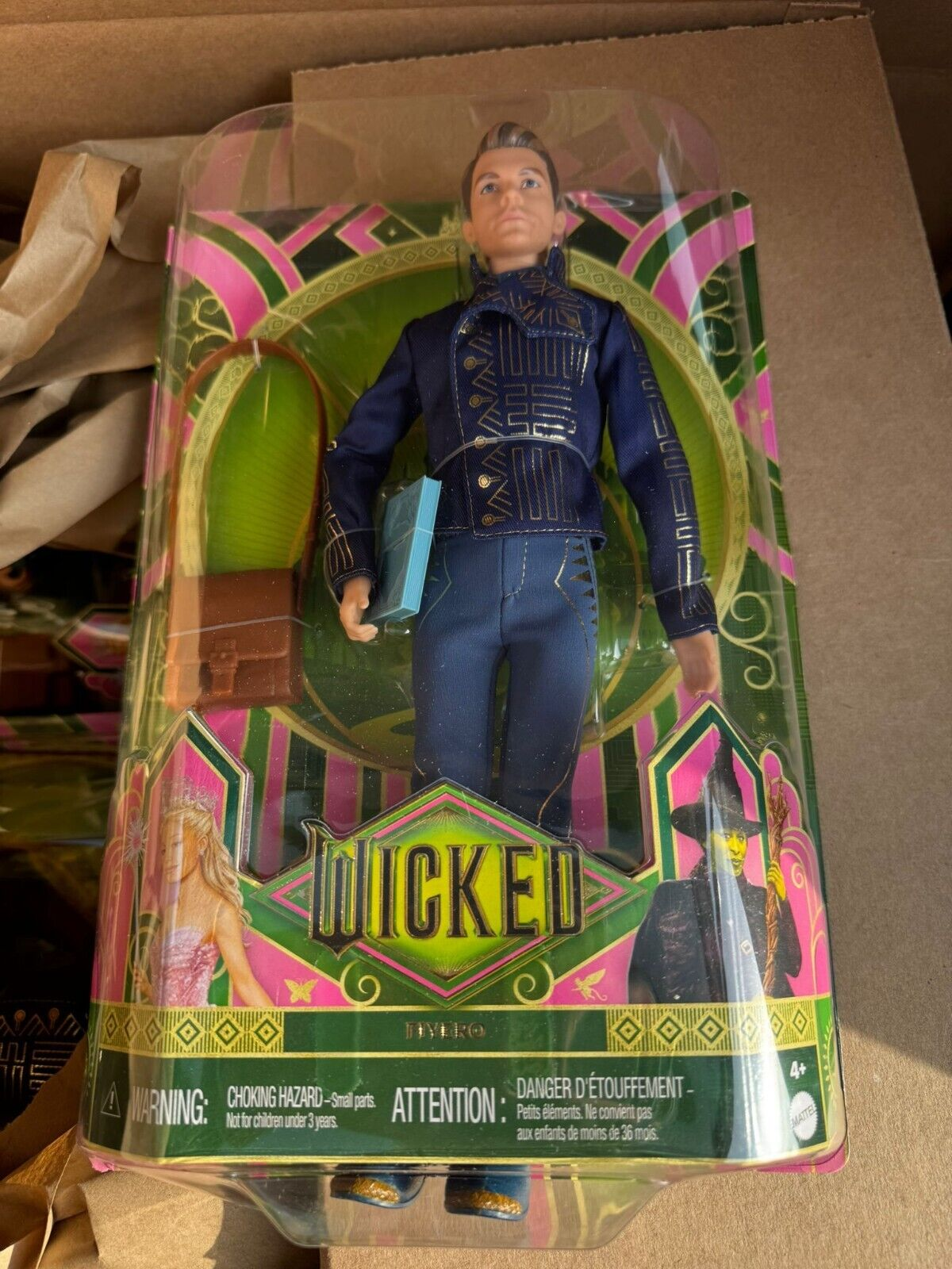 Fiyero Wicked Movie Doll 2024 with URL Misprint