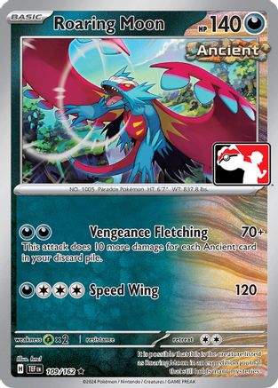 Roaring Moon 109  - Holofoil Prize Pack Series Cards - Rare
