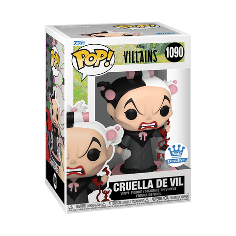 Funko Pop! DISNEY VILLAIN CRUELLA DE VIL HOLDING PHONE #1090 *PREORDER*