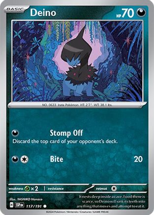 Deino 117  SV08 Surging Sparks - Common