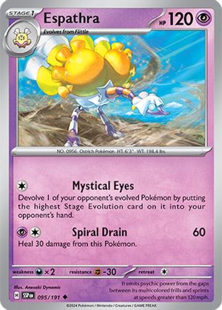 Espathra 095  SV08 Surging Sparks - Uncommon