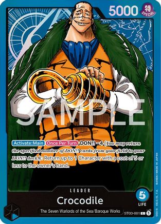 Crocodile (001) (ST03-001) - Revision Pack Cards Foil