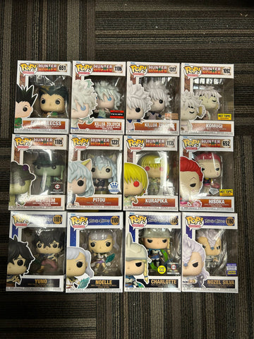 Funko Pop! Anime - Hunter X Hunter / Black Clover **WEB ONLY**