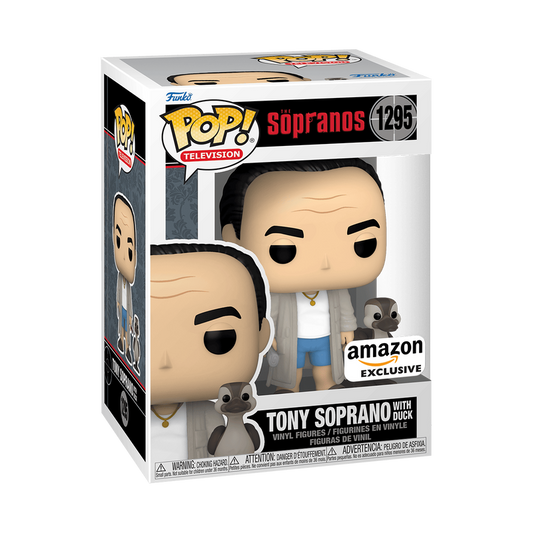 Funko Pop! Television: The Sopranos - Tony Soprano with Duck #1295 [Amazon Exclusive]