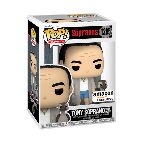 Funko Pop! TELEVISION TONY SOPRANO WITH DUCK #1295 [AMAZON EXCLUSIVE]