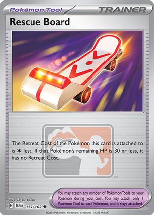 Rescue Board (League Promo) 159/162  - Reverse Holofoil League & Championship Cards - Uncommon