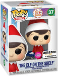 Funko Pop! Books: Elf on The Shelf- Elf (Flocked) #37 [Amazon Exclusive]