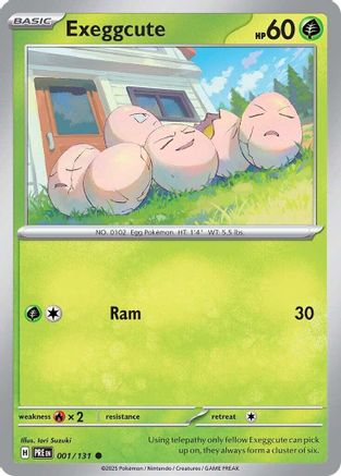Exeggcute 001  SV Prismatic Evolutions - Common