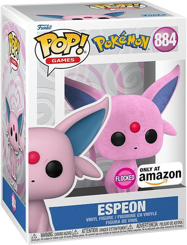 FUNKO POP! POKEMON ESPEON FLOCKED [AMAZON EXCLUSIVE] #884