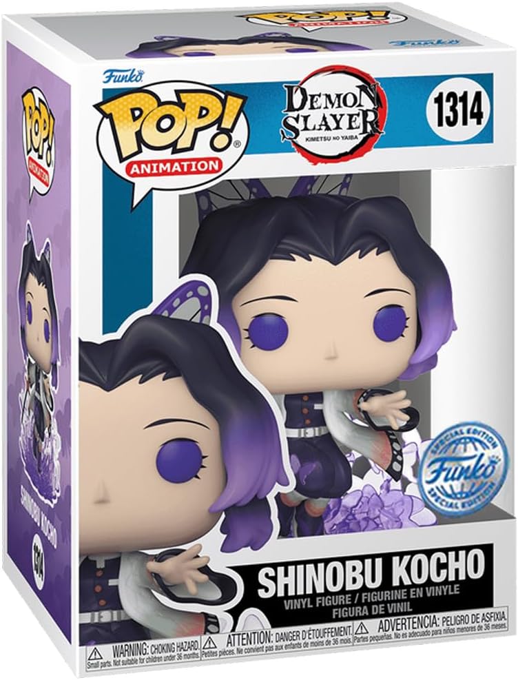 Funko Pop! ANIME DEMON SLAYER SHINOBU KOCHO #1314 [FUNKO SHOP EXCLUSIVE]