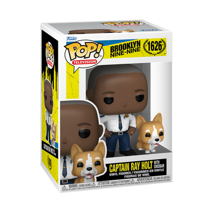Funko Pop! Television: Brooklyn Nine-Nine - Captain Holt with Cheddar #1626