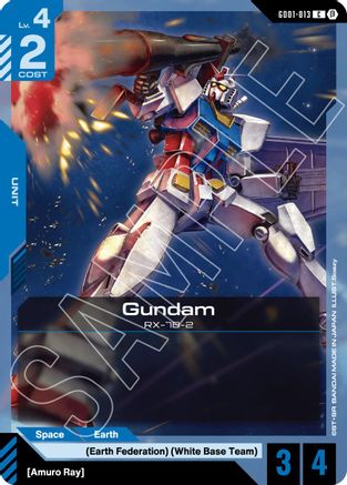 Gundam (GD01-013) (GD01-013) - Edition Beta – MyPops.ca