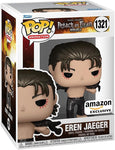 FUNKO POP! ANIME ATTACK ON TITAN EREN JAEGER METALLIC [AMAZON EXCLUSIVE] #1321 *PREORDER*