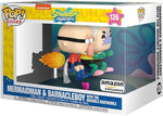 Funko Pop! Animation: Spongebob Squarepants - Mermaidman & Barnacleboy with The Invisible Boatmobile #126 [Amazon Exclusive] *PREORDER*